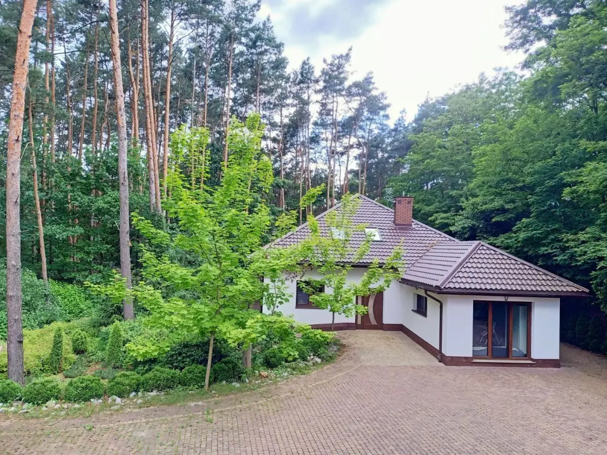 łódzkie, łowicki, Nieborów, Wyjątkowy dom z przywatnym dostępem do rzeki